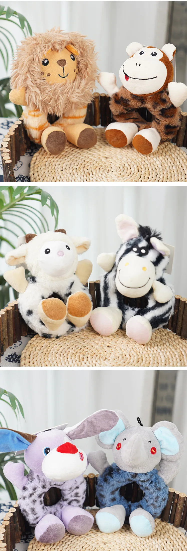 Squeaky Dog Toy for Small Medium Dogs, Self-Entertainment Chew Plush Toy, Boredom Relief Teeth Cleaning Pet Supplies