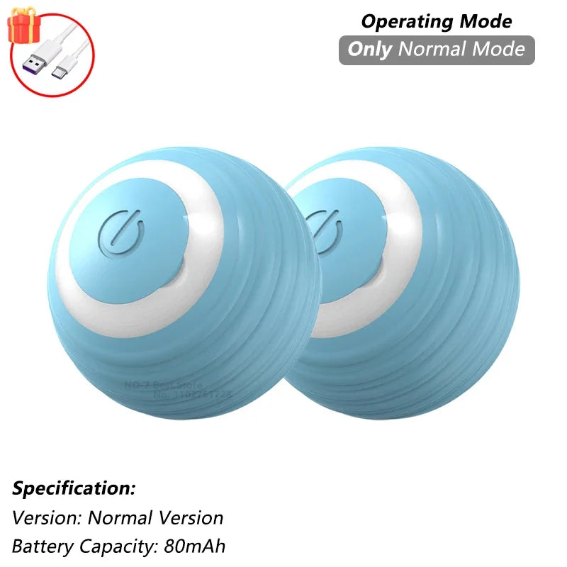 Zavero™ Auto-Roll Cat Ball — Rechargeable Smart Play