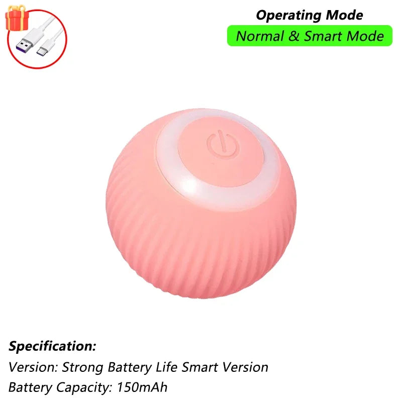 Zavero™ Auto-Roll Cat Ball — Rechargeable Smart Play