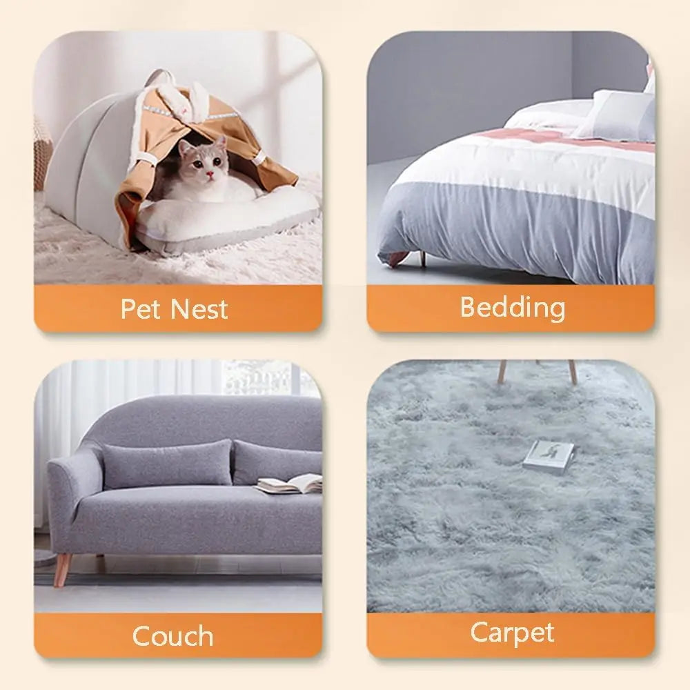 Pet Furniture Hair Remover,Suitable For Sofas,Carpets,Clothes, Bedding,Reusable And Washable Multifunctional Cleaning Brush ﻿