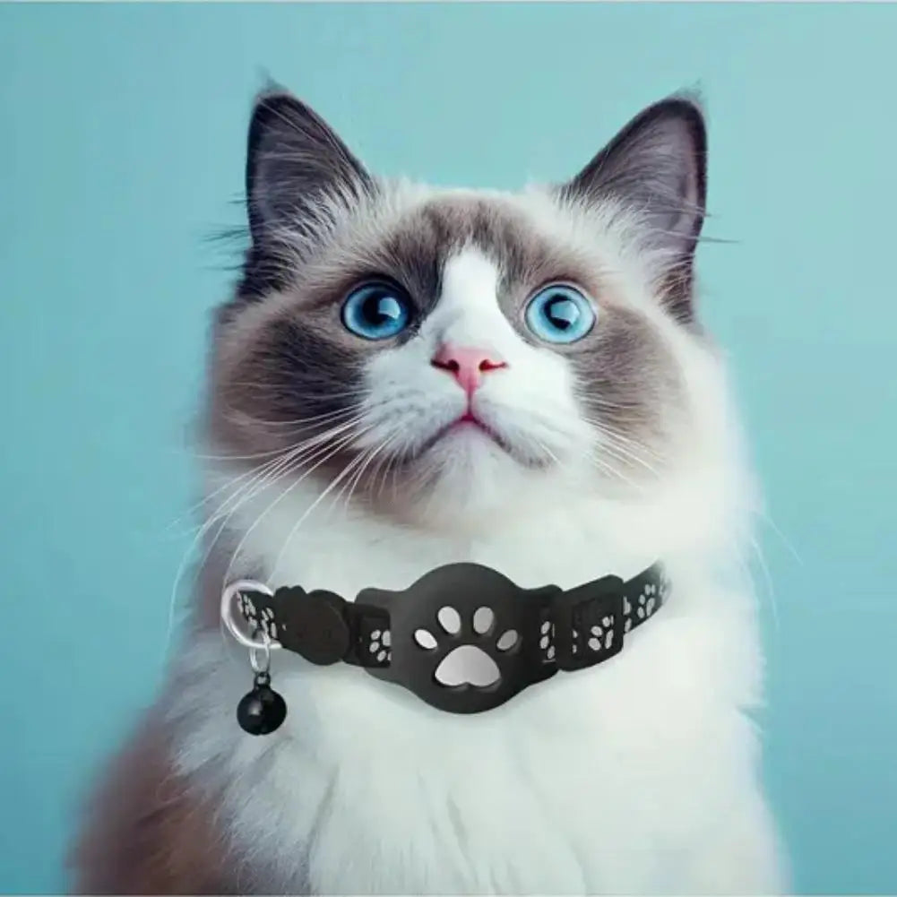 Accurate Positioning Night Reflective Adjustable Collar Pet Tracking GPS Positioning Collar Phone APP Lightweight Cat Tracker