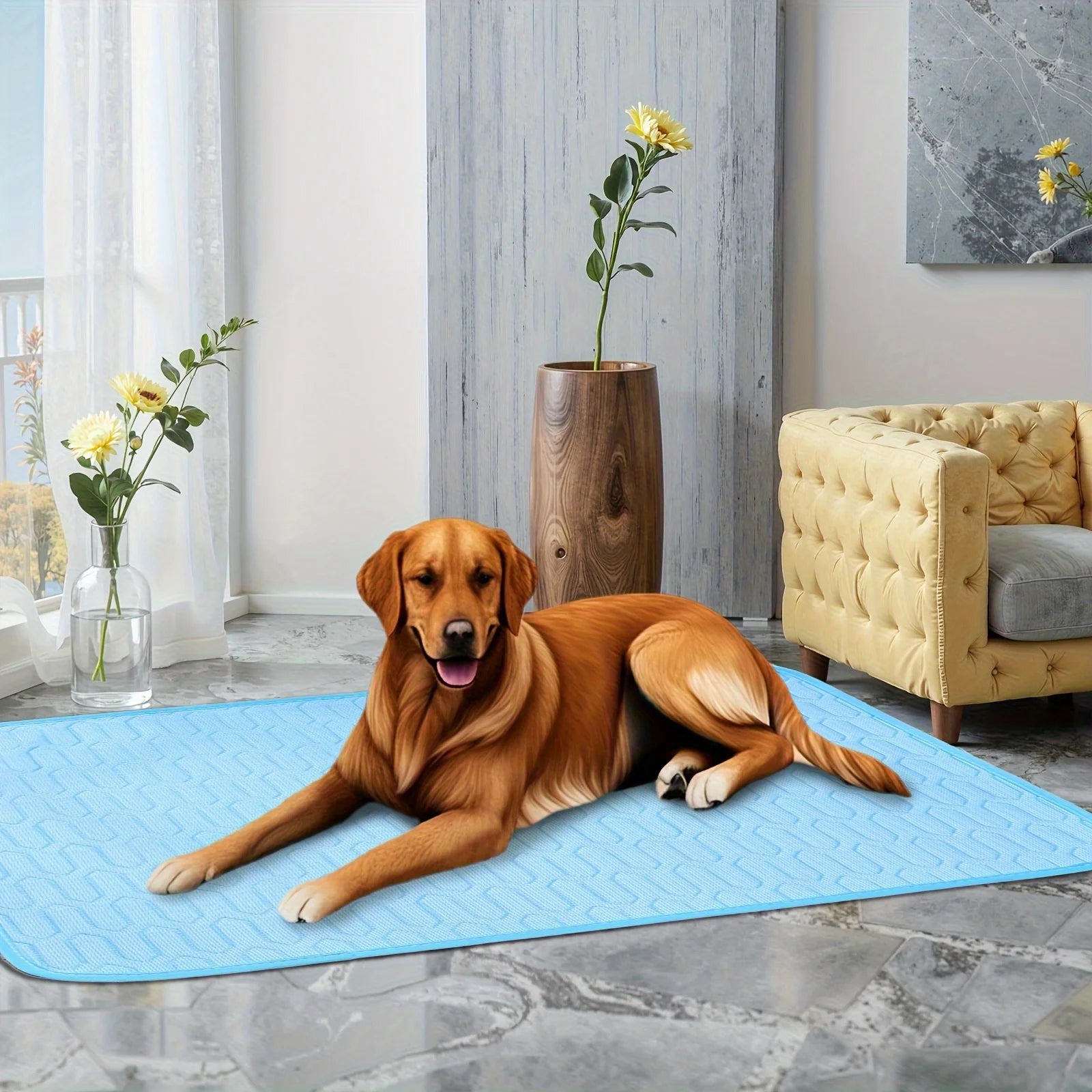 Zavero™ Ice-Cool Cooling Mat — Summer Comfort for All Pets