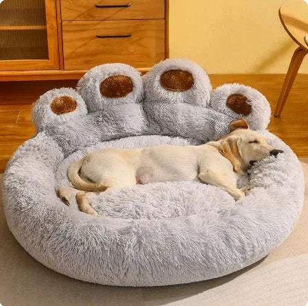 Zavero™ Fluffy Winter Pet Sofa — Cozy Blanket Bed for Dogs & Cats