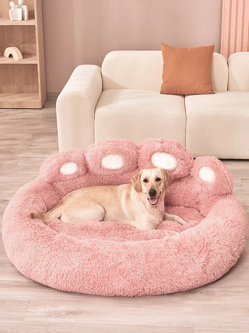 Zavero™ Fluffy Winter Pet Sofa — Cozy Blanket Bed for Dogs & Cats