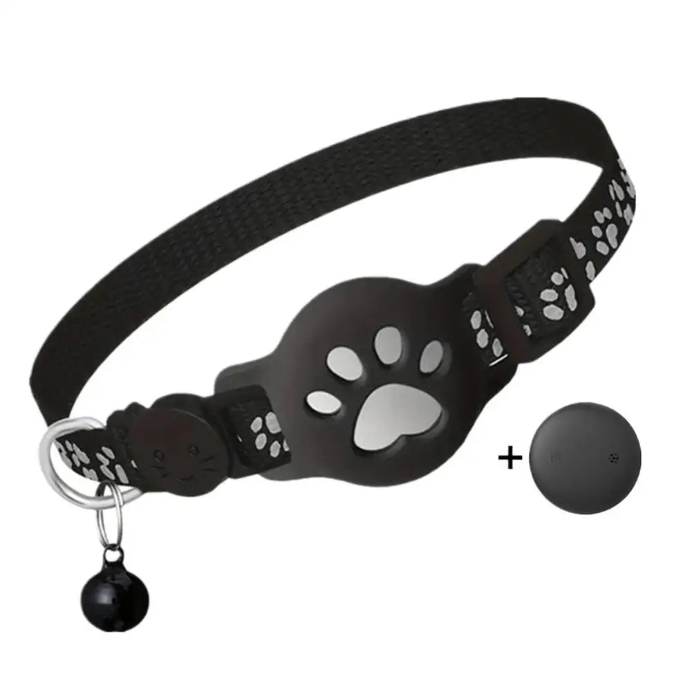 Accurate Positioning Night Reflective Adjustable Collar Pet Tracking GPS Positioning Collar Phone APP Lightweight Cat Tracker