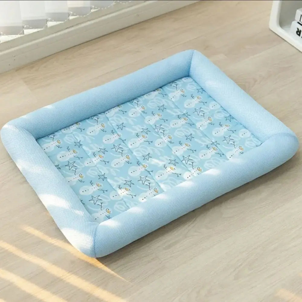Zavero™ Cooling Pet Sleep Pad — Breathable Neck-Support Mat