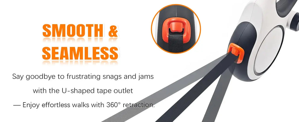 Zavero™ Heavy-Duty Retractable Leash — All-Size Dog Lead