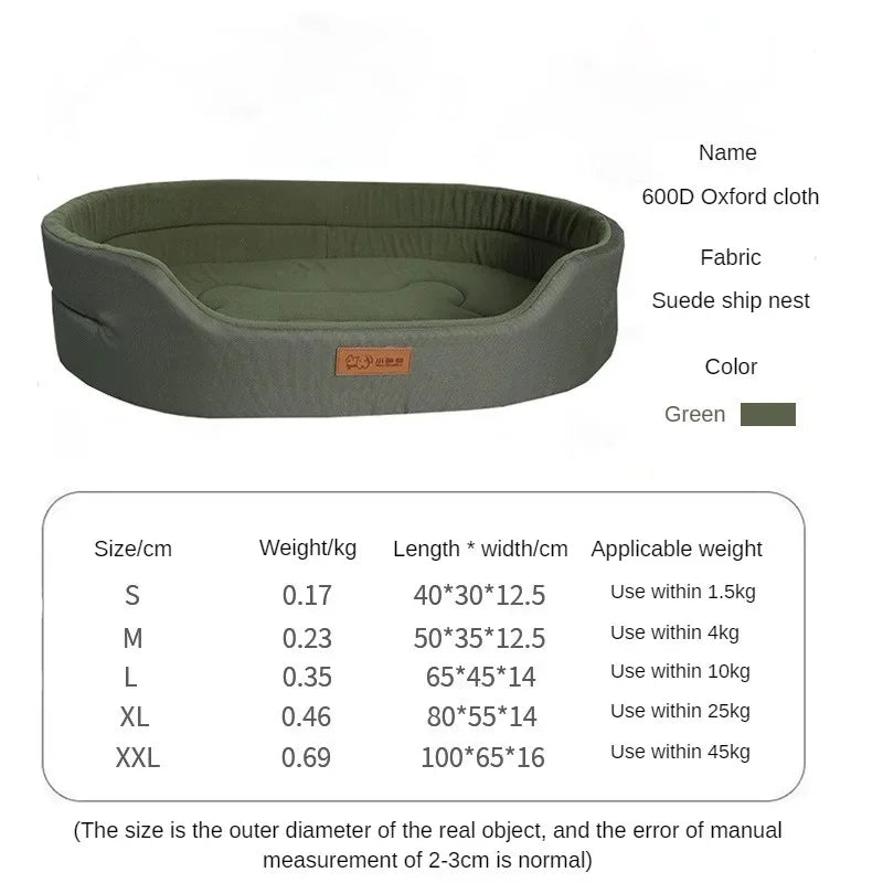 Zavero™ Fluffy Pet Bed Cushion — Warm Sofa Mat for All Sizes