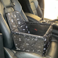 Dog car seat cover foldable hammock pet harness cat bag basket stable and foldable travel pet dog and cat safety car seat