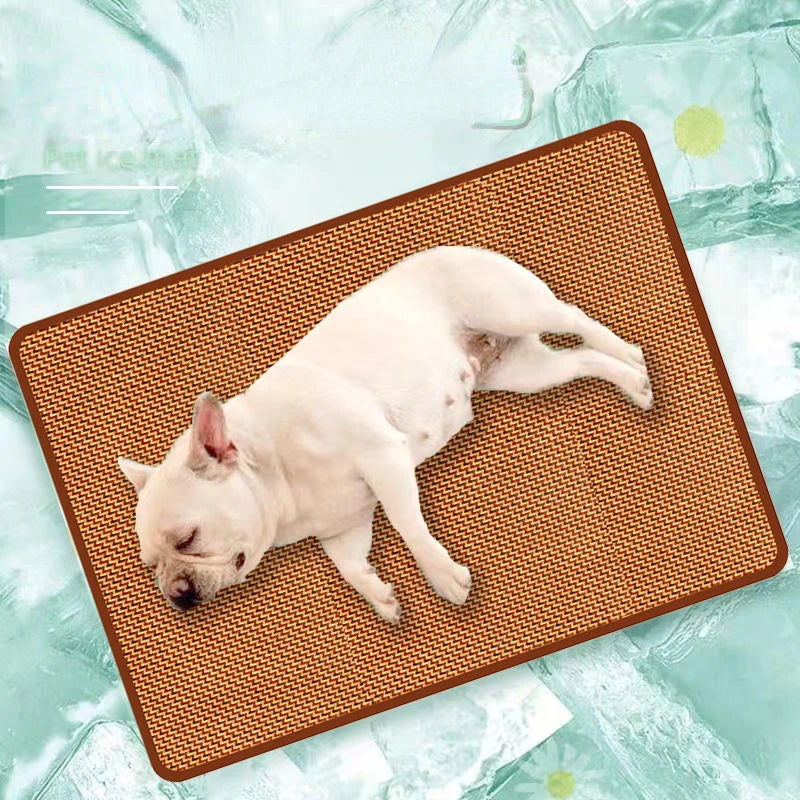 Zavero™ XL Pet Cooling Bed — Ice Pad Mat for Dogs & Cats