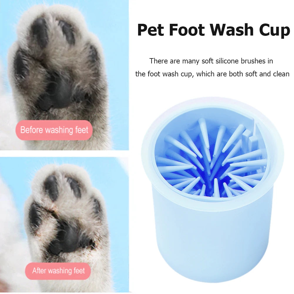 Zavero™ Portable Paw Wash Cup — Soft Silicone Feet Cleaner