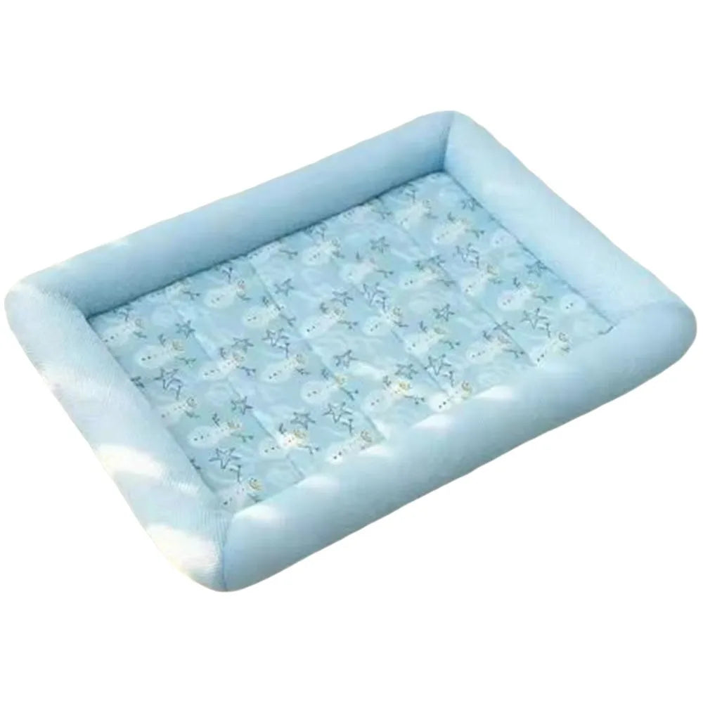 Zavero™ Cooling Pet Sleep Pad — Breathable Neck-Support Mat