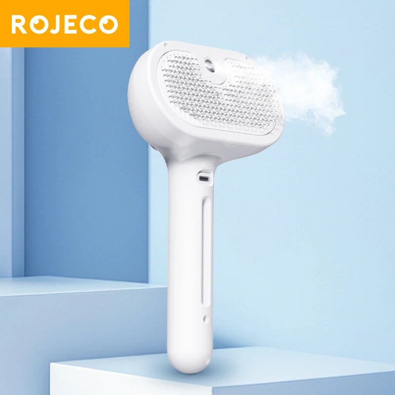 Zavero™ Steam Grooming Brush — Electric Spray Comb for Pets