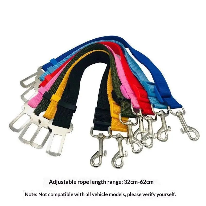 New Dog Car Belt Cat Car Seat Belt Pet Seat Vehicle Dog Harness Lead Clip Safety