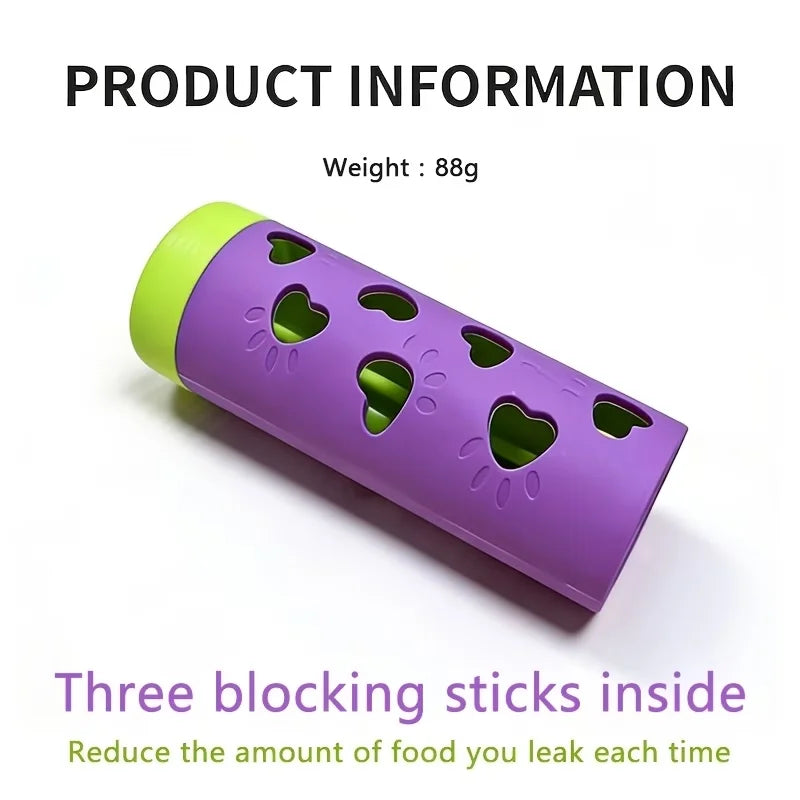 Interactive Detachable Pet Slow Feeder Treat Dispenser | Bite-Resistant Chew Toy for Dogs & Cats, Indoor-Outdoor Use