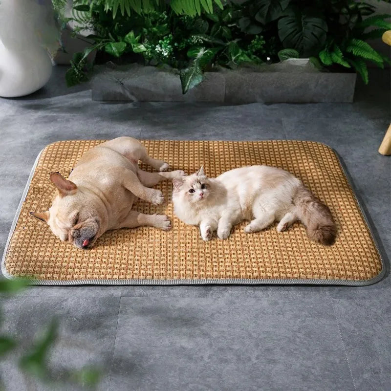 Zavero™ XL Pet Cooling Bed — Ice Pad Mat for Dogs & Cats