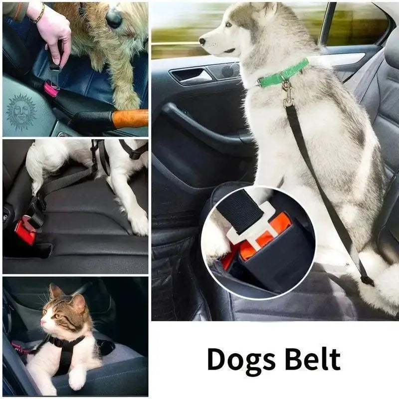 New Dog Car Belt Cat Car Seat Belt Pet Seat Vehicle Dog Harness Lead Clip Safety