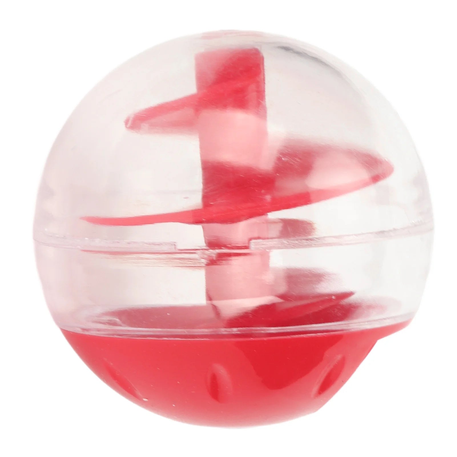 Cat Treat Dispensing Ball Bite Resistant Interactive Pet Slow Feeder Puzzle Ball for Kitten Cat Food Dispensing Ball