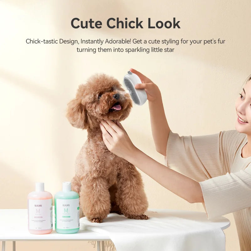 ROJECO Cat Steam Brush Pet Hair Comb Electric Sprayer Cat Hair Brushes for Massage Wireless Cat Dog Hair Brush Grooming Supplies