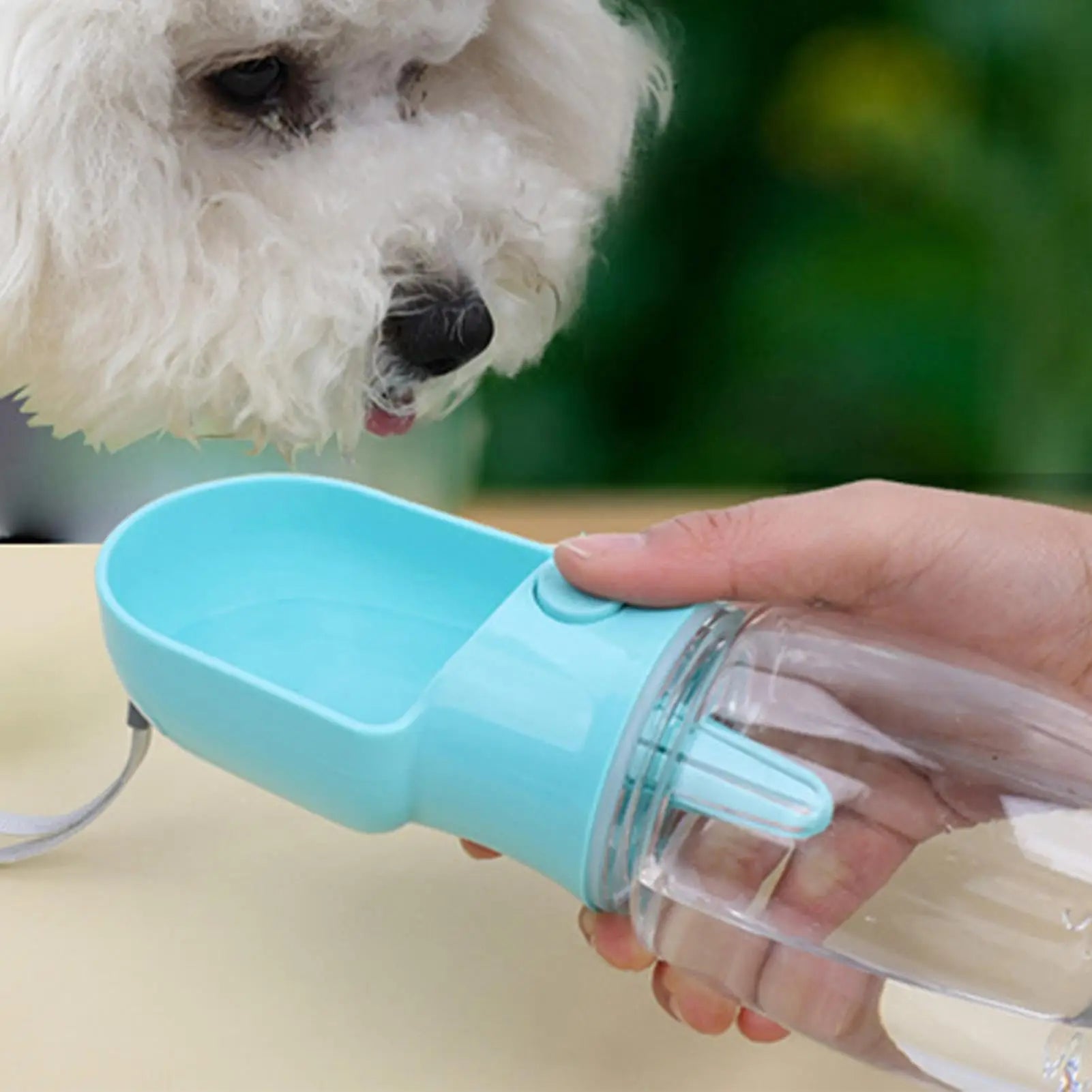 Portable Food Grade Material Dog Cat Travel Pet Water Cup Bottle with Food Dispenser Puppies Outdoor Walking Bowl 320/500ml