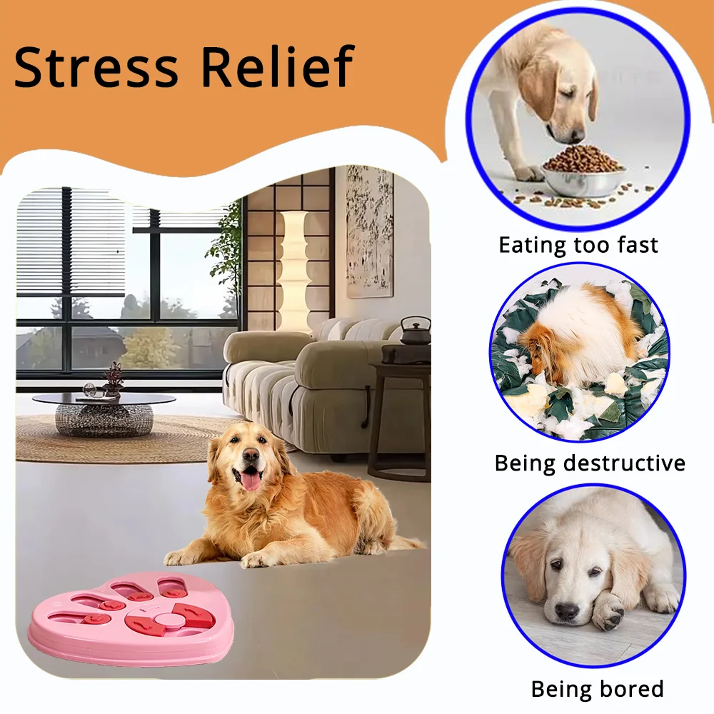 Dog Treat Dispensing Toy For Mental Stimulation Slow Feeding Interactive Dog Puzzle Toy Small Medium Dogs Training Game
