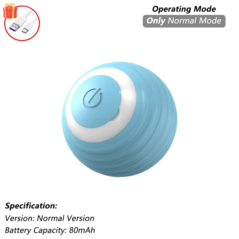 Zavero™ Auto-Roll Cat Ball — Rechargeable Smart Play