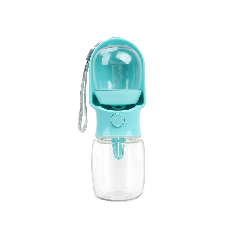 Portable Food Grade Material Dog Cat Travel Pet Water Cup Bottle with Food Dispenser Puppies Outdoor Walking Bowl 320/500ml