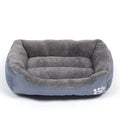 Zavero™ Soft Square Dog Sofa — Washable Warm Kennel Cushion
