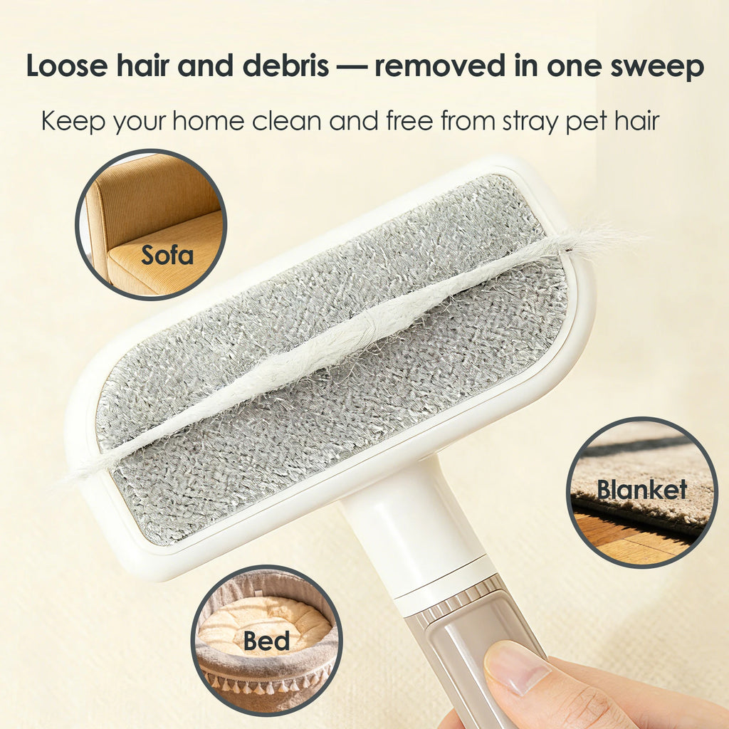 Pet Hair Remover Dog Brush 3 in 1 Undercoat Rake Dog grooming Detangler Slicker Skin Friendly for Puppy Cat Matted Fur Removal