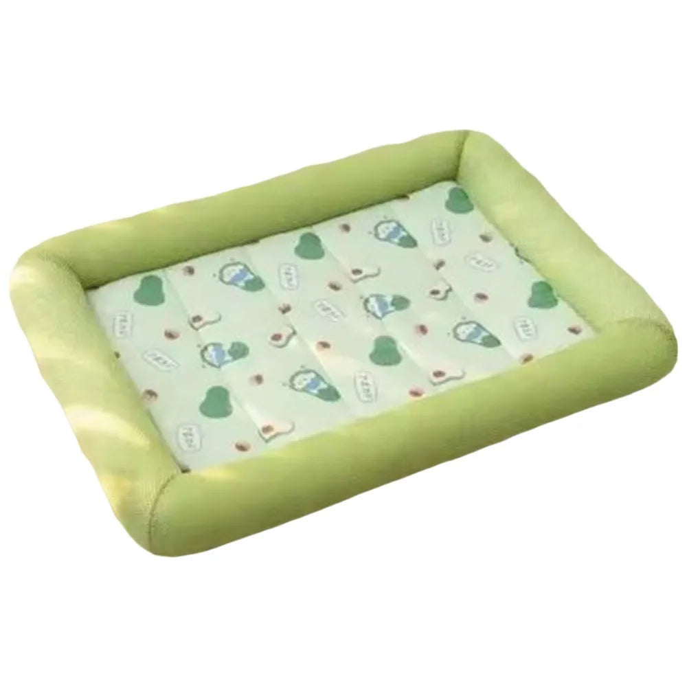 Zavero™ Cooling Pet Sleep Pad — Breathable Neck-Support Mat