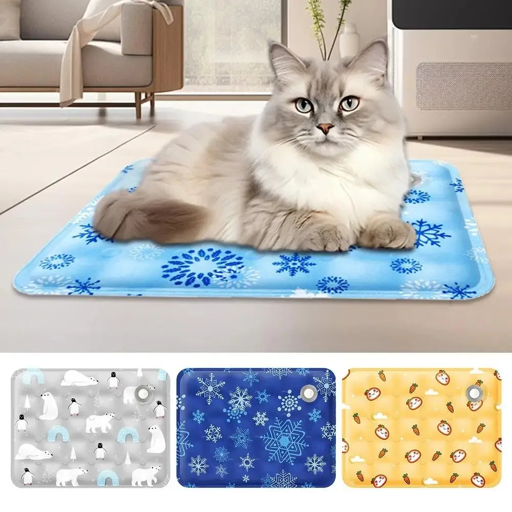 Zavero™ Cooling Cat Cushion — Soft Breathable Pet Basket Bed