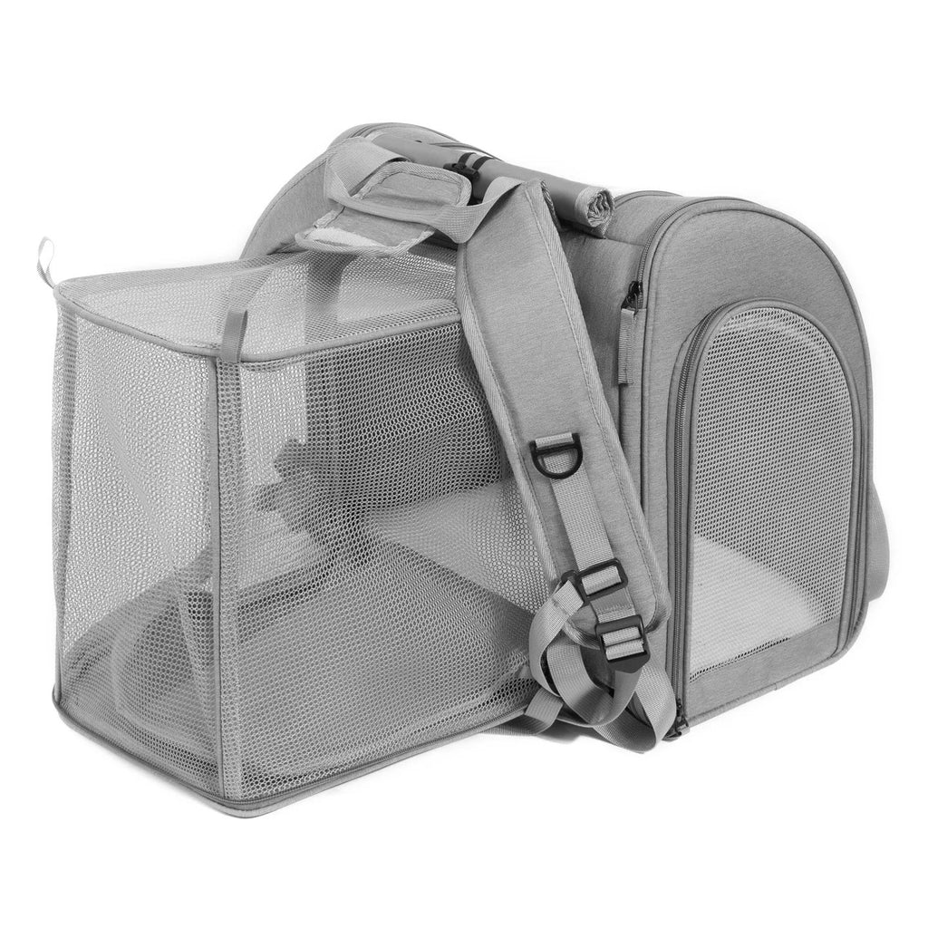 Portable Cat Backpack Expandable Large Capacity Pet Backpack Foldable