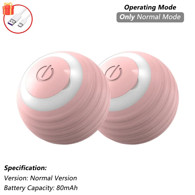 Zavero™ Auto-Roll Cat Ball — Rechargeable Smart Play
