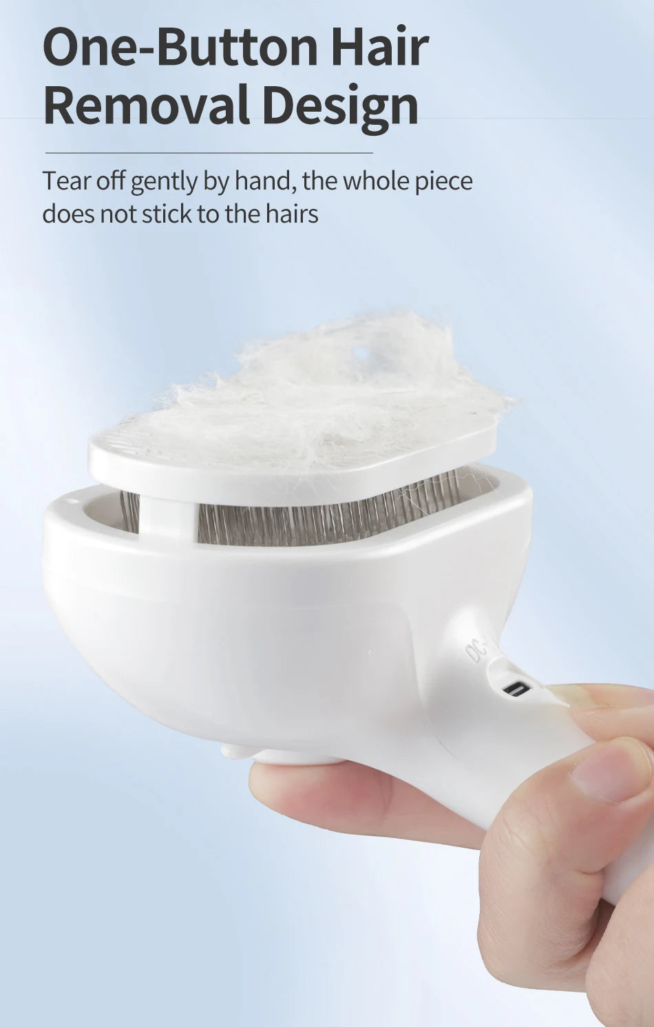Zavero™ Steam Grooming Brush — Electric Spray Comb for Pets