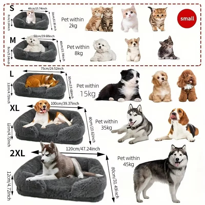 Zavero™ Orthopedic Calming Dog Bed — Memory Foam Sofa Mat