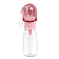 Portable Food Grade Material Dog Cat Travel Pet Water Cup Bottle with Food Dispenser Puppies Outdoor Walking Bowl 320/500ml