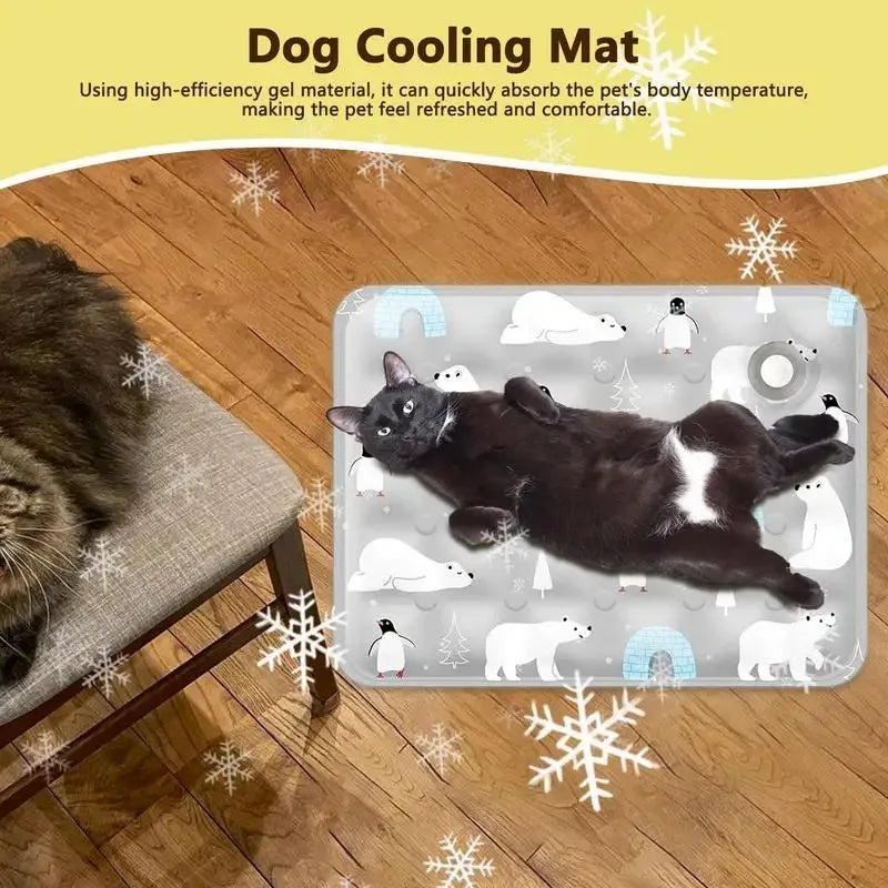 Zavero™ Cooling Cat Cushion — Soft Breathable Pet Basket Bed