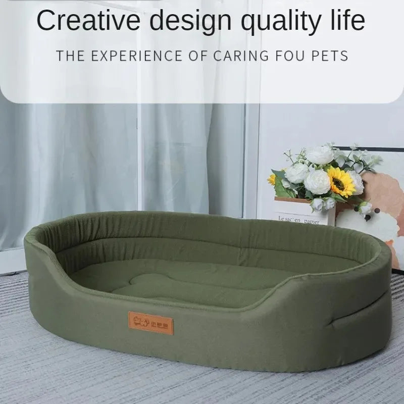Zavero™ Fluffy Pet Bed Cushion — Warm Sofa Mat for All Sizes