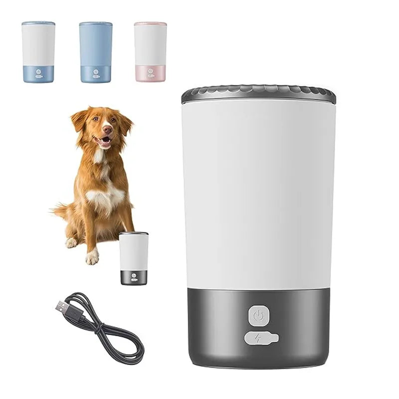 Zavero™ Auto Paw Cleaner — USB Rechargeable Silicone Washer
