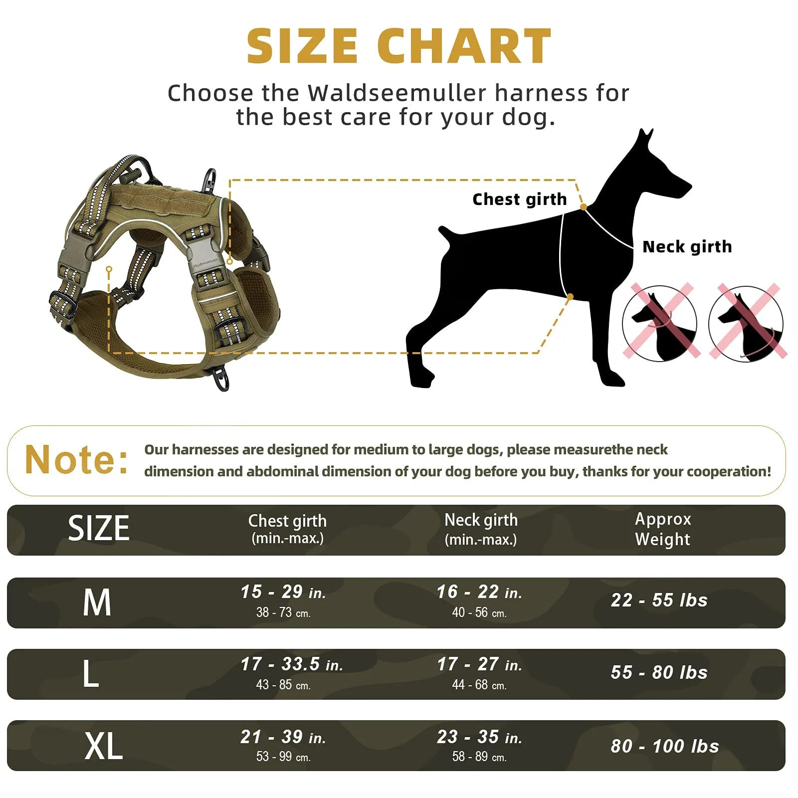Zavero™ Tactical Dog Harness — Military-Grade Breathable Vest