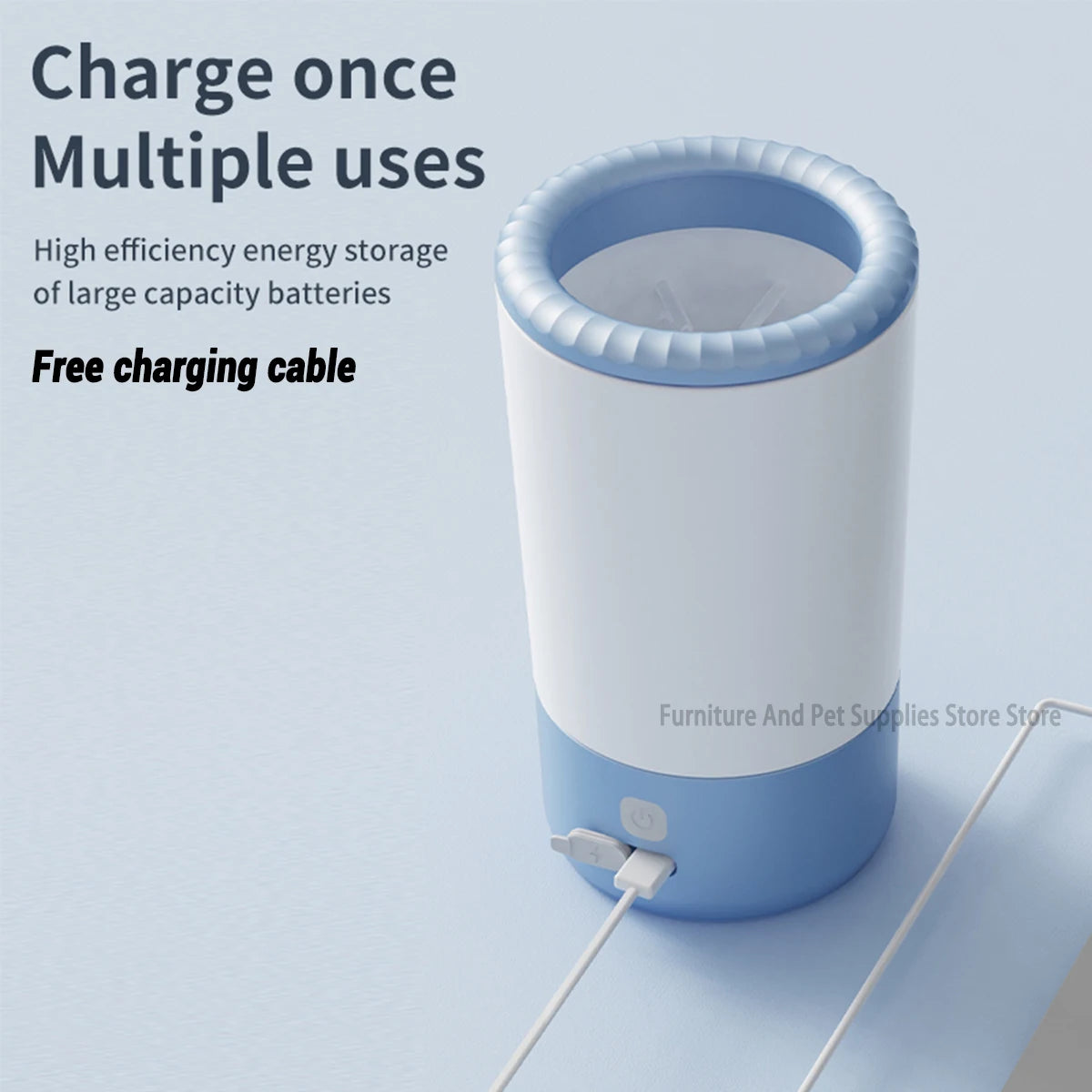 Zavero™ Electric Paw Washer — Quiet Waterproof Foot Cleaner