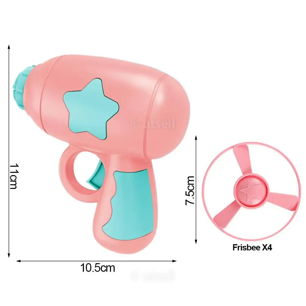 Funny Cat Toy Interactive Launch Pet Training Toy For Kitten Mini Flying Disc Shooting Gun Chasing Games Cat Toys Pet Supplies